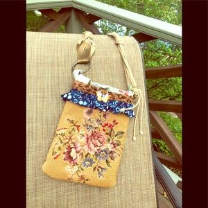 New hand crafted needlepoint boho bag